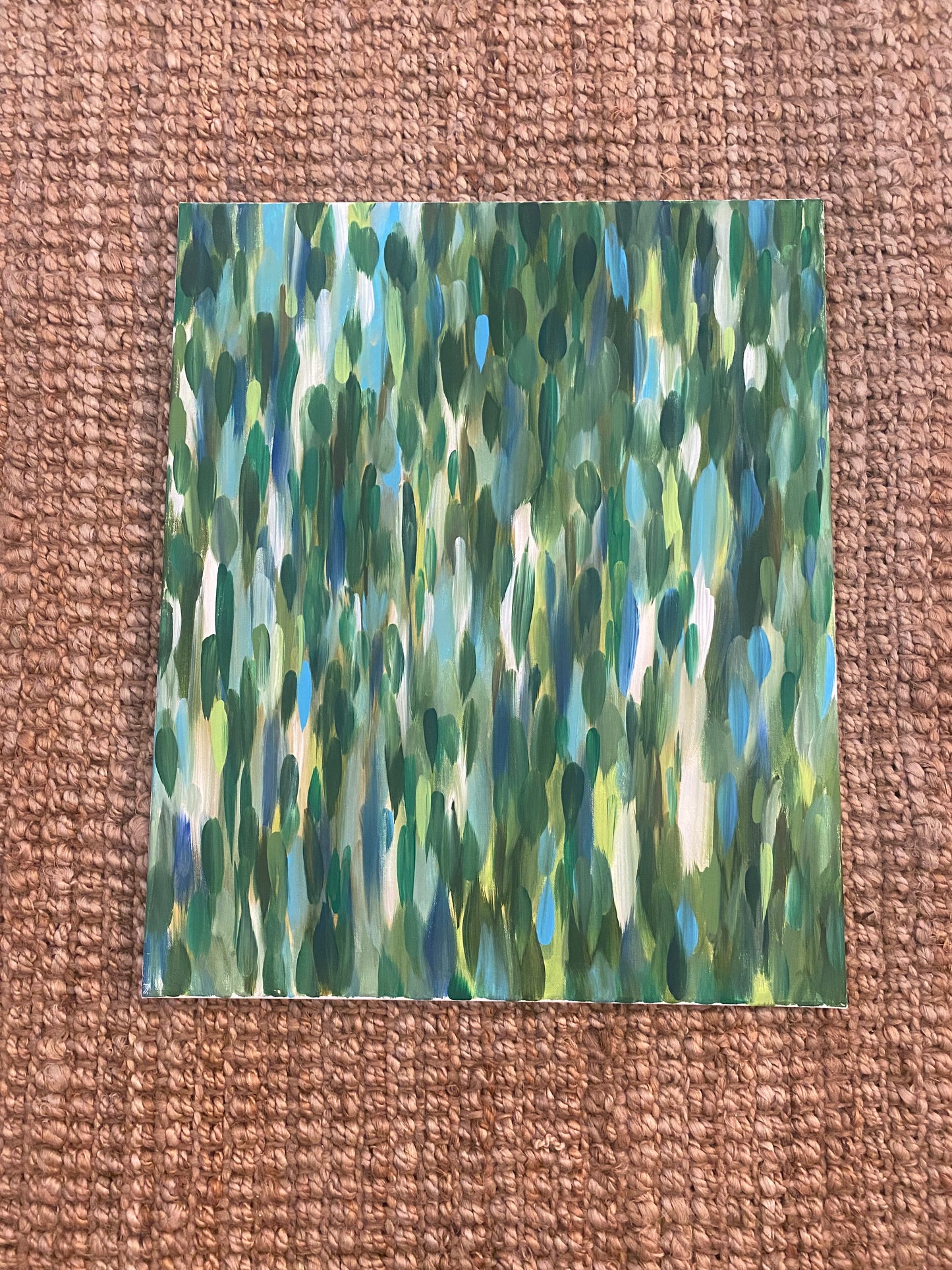 Abstract Blues and Greens 1