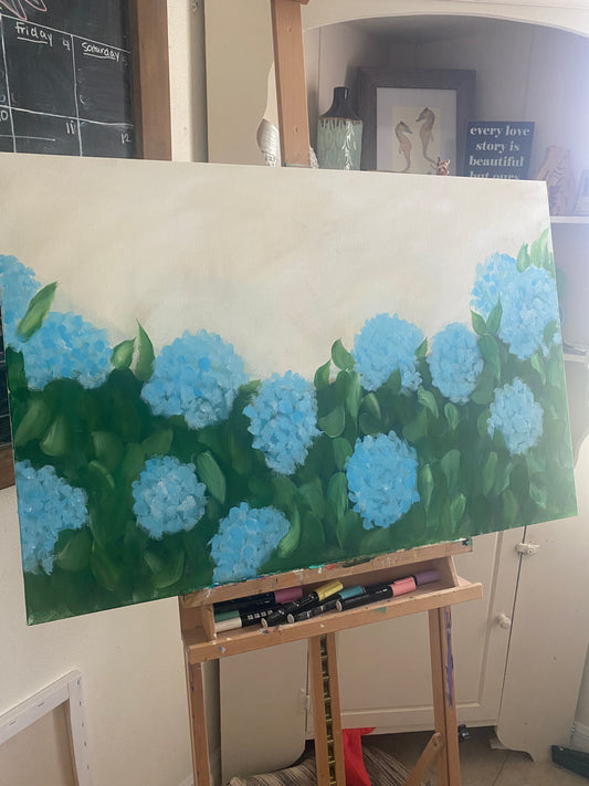 Blue Hydrangeas