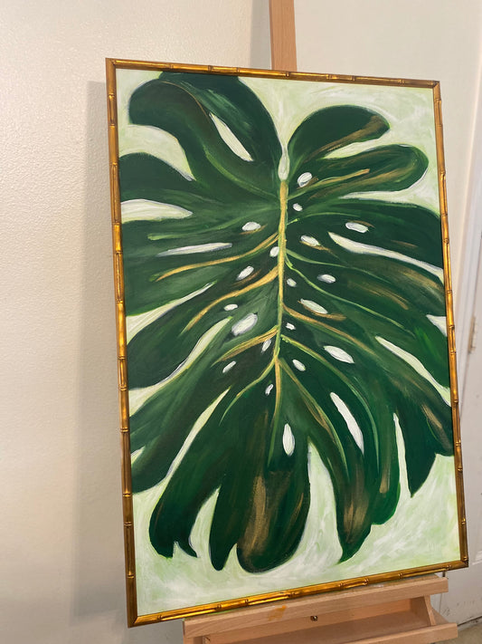 Monstera Painting